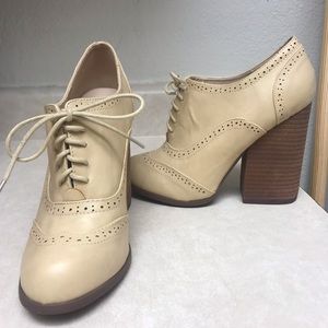 N.Y.L.A Oxford Wingtip Heels